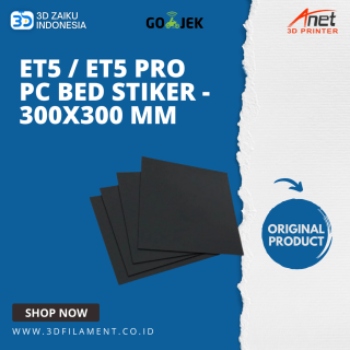 Original Anet ET5 / ET5 PRO 300x300 mm Polycarbonate PC Bed Tape